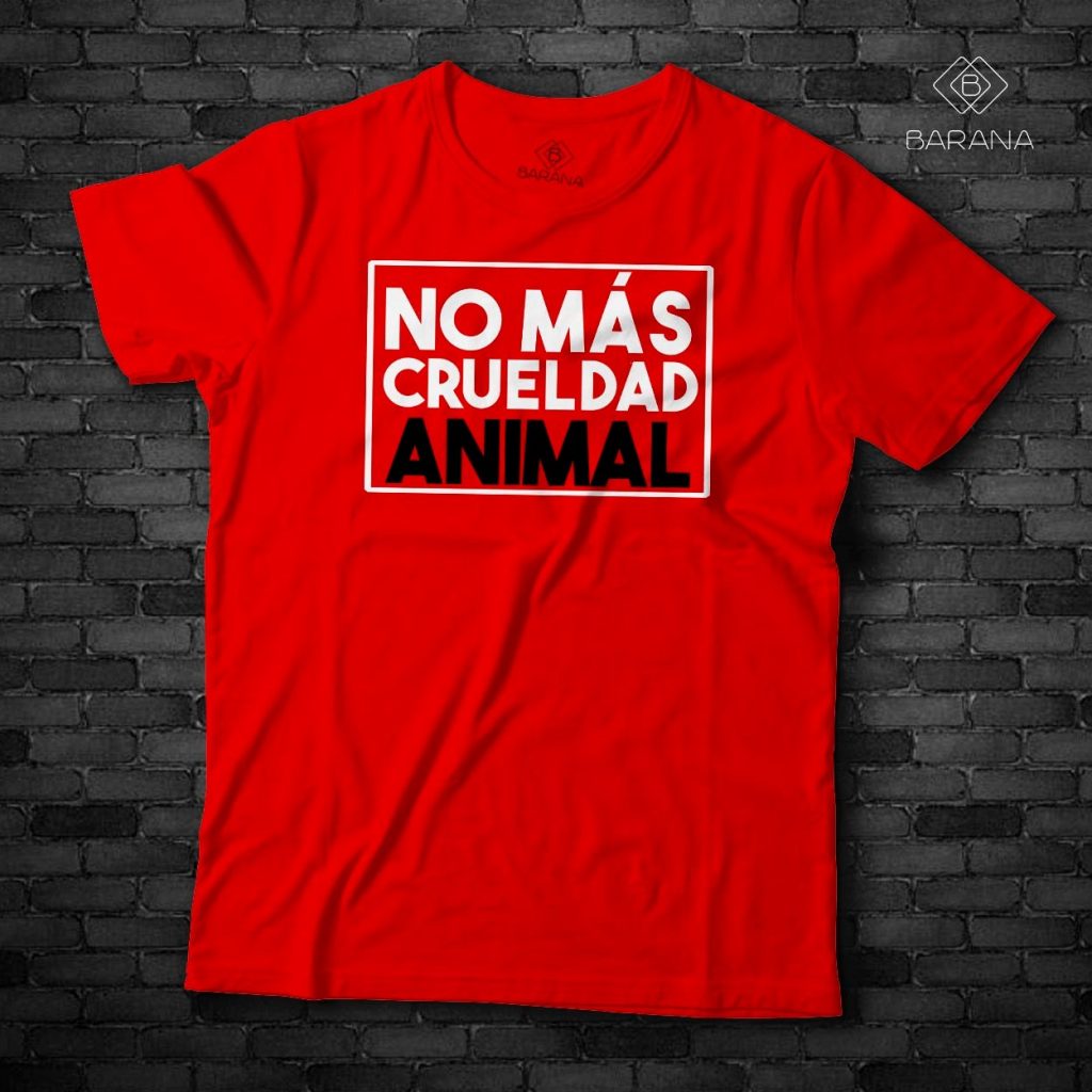 Camiseta "No Más Crueldad Animal" - Imagen 4